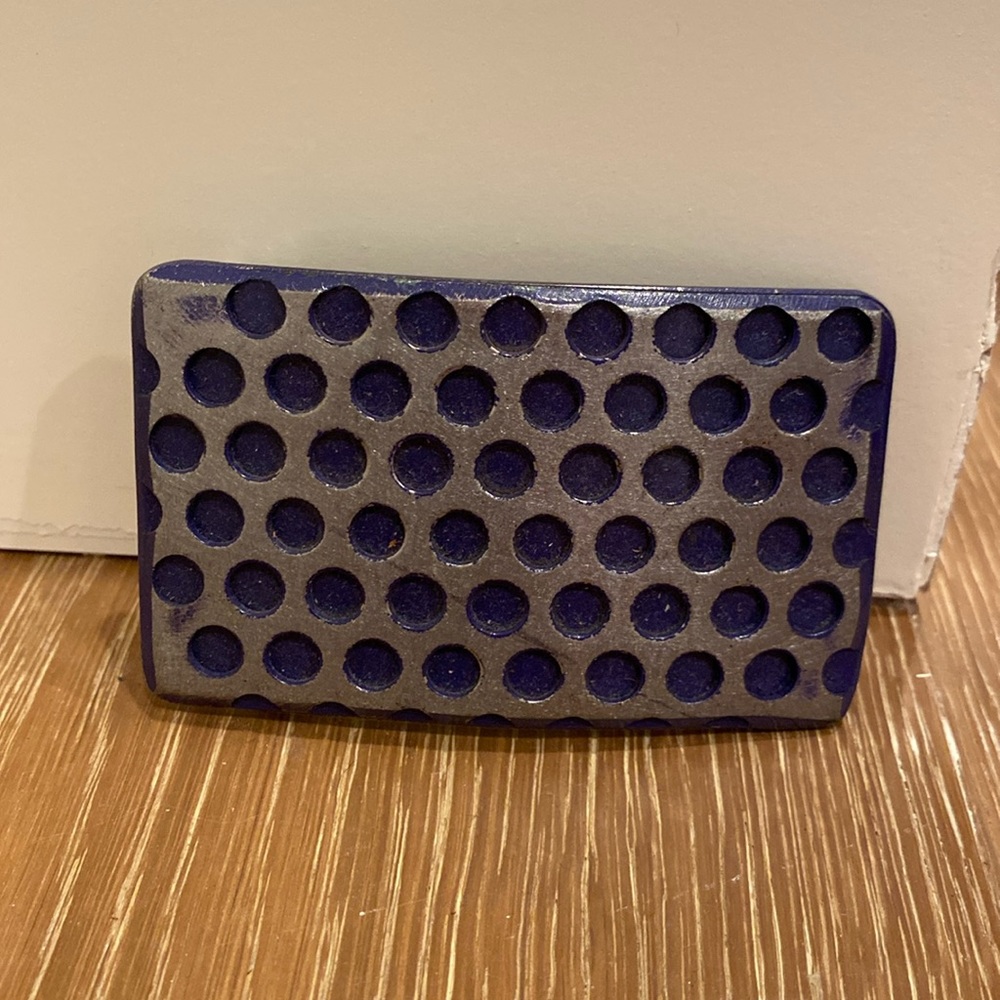 2007 RARE Foster&Weld Distressed Metal Brake Petal MOTO Belt Buckle